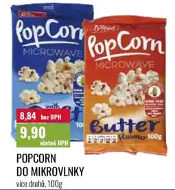 Ratio Popcorn do mikrovlnky nabídka