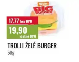 Ratio Trolli želé burger nabídka
