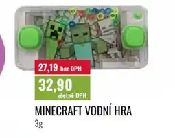 Ratio Minecraft vodní hra nabídka
