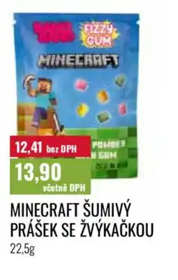 Ratio Minecraft šumivý prášek se žvýkačkou nabídka