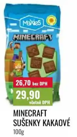 Ratio Minecraft sušenky kakaové nabídka