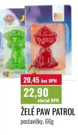Ratio Želé paw patrol postavičky nabídka
