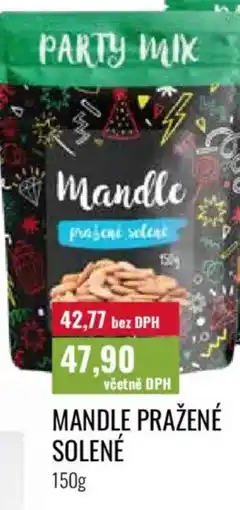 Ratio Mandle pražené solené nabídka