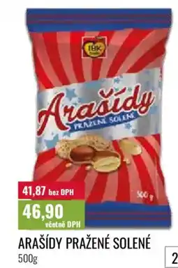 Ratio Arašídy pražené solené nabídka