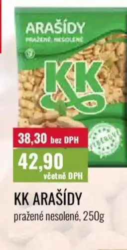 Ratio Kk arašídy pražené nesolené nabídka