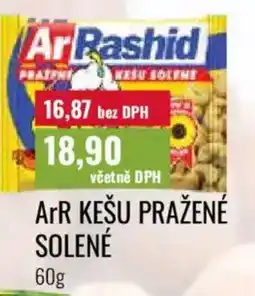 Ratio Arr kešu pražené solené nabídka
