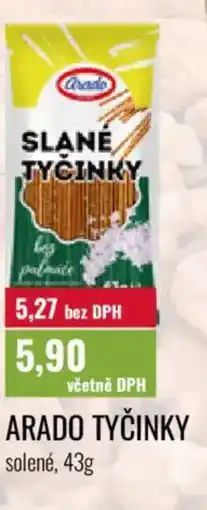 Ratio Arado tyčinky solené nabídka