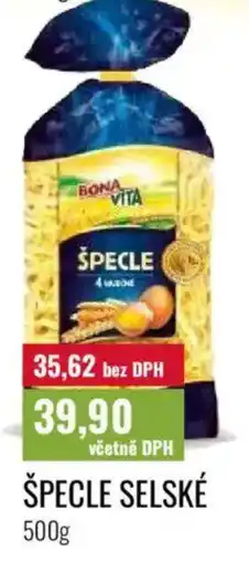 Ratio Špecle selské nabídka