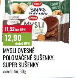 Ratio Emco Mysli ovesné polomáčené sušenky, super sušenky nabídka