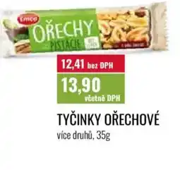 Ratio Emco Tyčinky ořechové nabídka