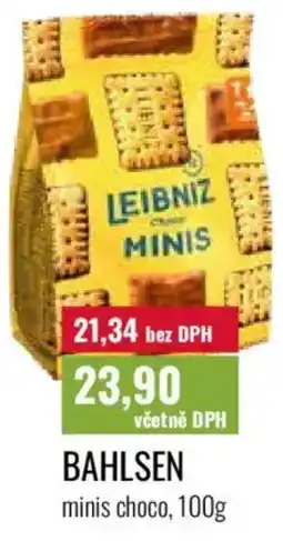 Ratio Bahlsen minis choco nabídka