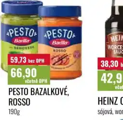 Ratio Pesto bazalkové, rosso nabídka