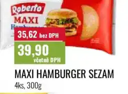 Ratio Maxi hamburger sezam 4ks nabídka