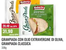 Ratio Granpiada con olio extravergine di oliva, granpiada classica nabídka