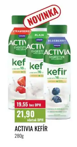 Ratio Activia kefír nabídka