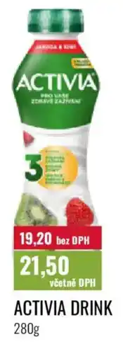 Ratio Activia drink nabídka