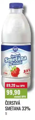 Ratio Čerstvá smetana 33% nabídka