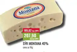 Ratio Sýr montana 45% nabídka