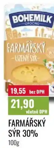Ratio Bohemilk Farmářský sýr 30% nabídka