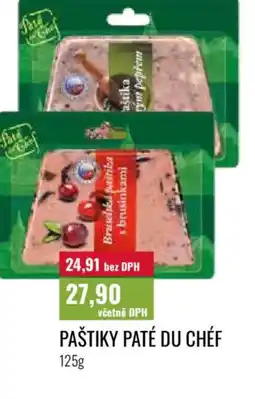 Ratio Paštiky paté du chef nabídka