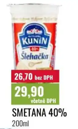 Ratio Smetana 40% nabídka