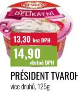 Ratio Président tvaroh nabídka