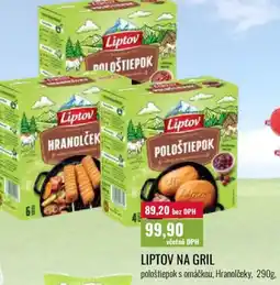 Ratio Liptov na gril pološtiepok s omáčkou, Hranolčeky nabídka