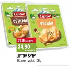 Ratio Liptov sýry nabídka