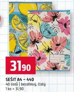 Terno SEŠIT A4 - 440 nabídka