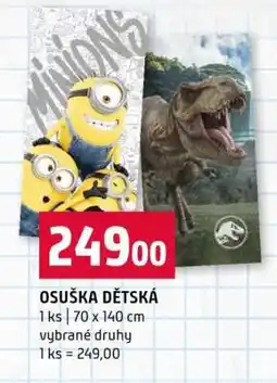 Terno Osuška dětská nabídka