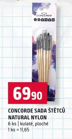 Terno CONCORDE SADA ŠTĚTCŮ NATURAL NYLON nabídka