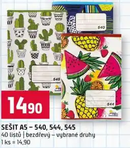 Terno SEŠIT A5 – 540, 544, 545 nabídka