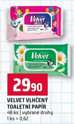 Terno Velvet VLHČENÝ TOALETNÍ PAPÍR nabídka