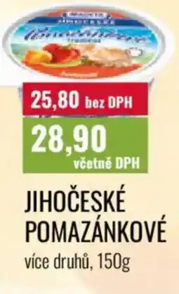 Ratio Madeta Jihočeské pomazánkové nabídka