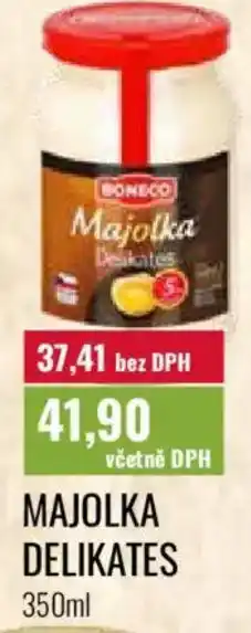 Ratio Boneco Majolka delikates nabídka