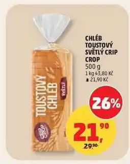 Penny Market Chléb toustový světlý Crip Crop nabídka
