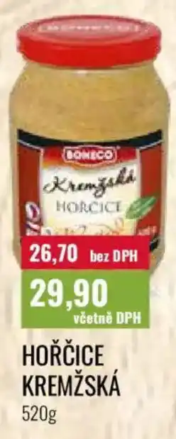 Ratio Boneco Hořčice kremžská nabídka