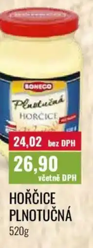 Ratio Boneco Hořčice plnotučná nabídka