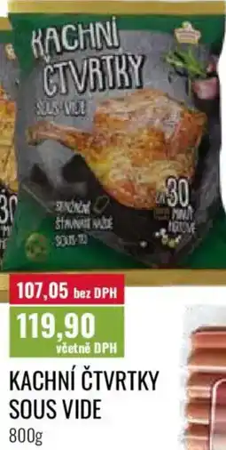 Ratio Kachní čtvrtky sous vide nabídka