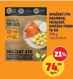 Penny Market Smažený sýr, brambor, tatarská omáčka Penny To Go nabídka