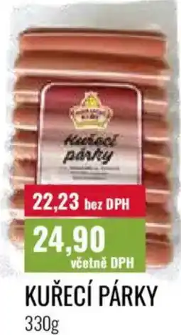 Ratio Kuřecí párky nabídka