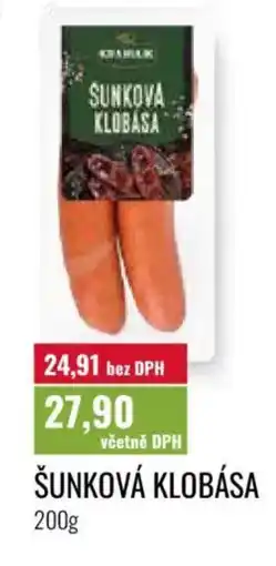 Ratio Šunková klobása nabídka