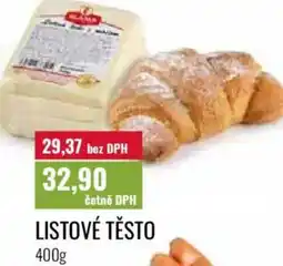 Ratio Listové těsto nabídka