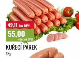 Ratio Kuřecí párek nabídka
