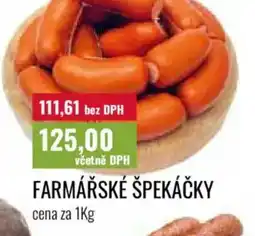 Ratio Farmářské špekáčky nabídka