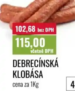 Ratio Debrecínská klobása nabídka