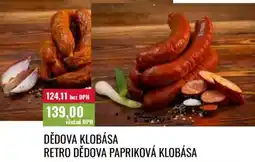Ratio Dědova klobása retro dědova papriková klobása nabídka