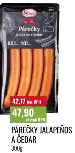Ratio Párečky jalapeňos a čedar nabídka