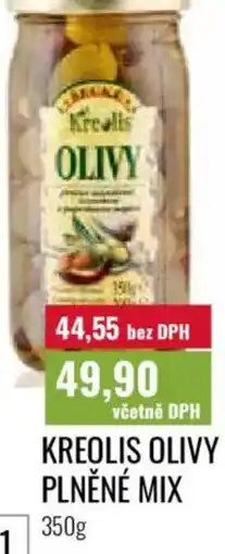 Ratio Kreolis olivy plněné mix nabídka