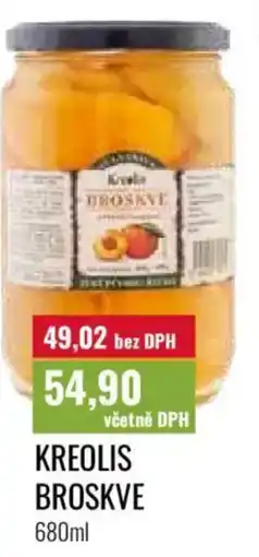 Ratio Kreolis broskve nabídka